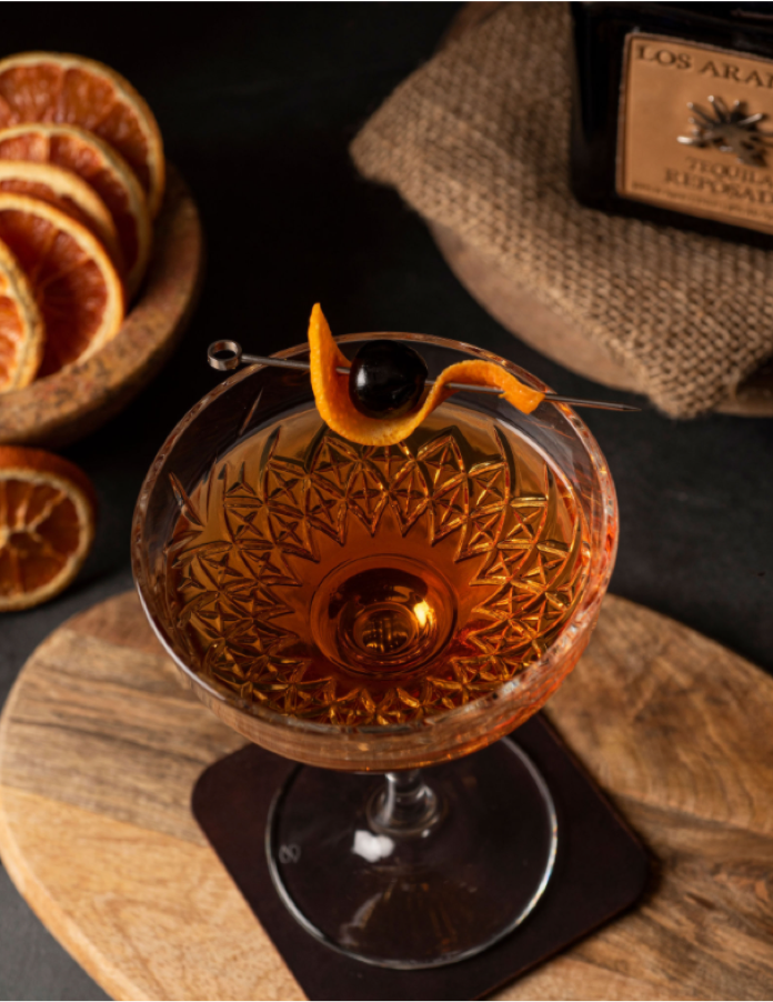 los arango añejo tequila cocktail 